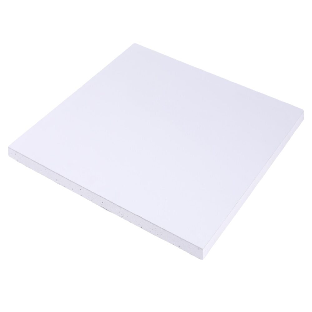 Plain Gypsum Ceiling Tiles PVC Laminated / Painted LAY-ON